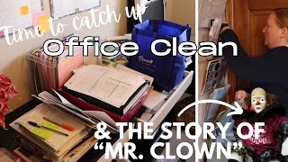 Office Spruce Up | Paperwork Everywhere | Small Steps to office tidyness | Story about my mom