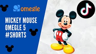 Match her tail lol | Mickey Mouse on Omegle #Shorts 5