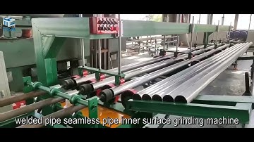 Stainless steel pipe inner tube inside surface automatic grinding equipment polishing machine China