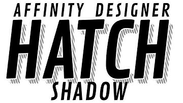 Hatched Drop Shadow - Affinity Designer