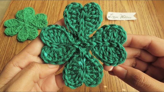 Crochet 4 Leaf Clover 