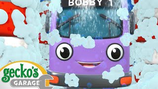Car Wash Competition | Cars, Trucks &amp; Vehicles Cartoon | Moonbug Kids