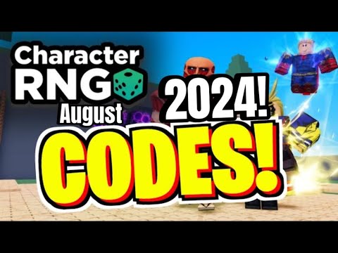 ALL WORKING CHARACTER RNG CODES🔥 (AUGUST 2024!) - YouTube