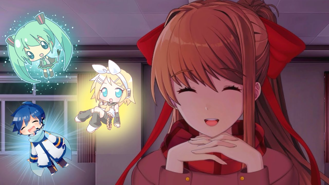 Monika Talks About Virtual Idols | "Monika After Story" DDLC Mod - YouTube
