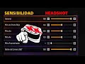 SENSIBILIDAD PARA DAR HEADSHOT EN FREE FIRE 😱 TE SORPRENDERAS