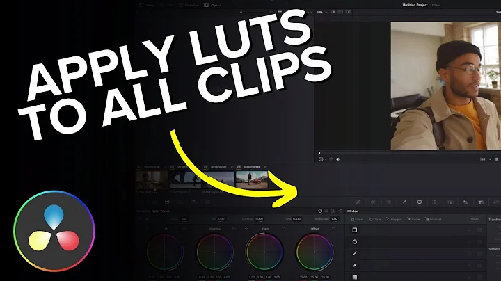DaVinci Resolve: How to Apply LUT to All Clips (Tutorial)