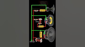 3 way passive crossover | Speakercrossover connections diagram#youtubeshorts #khairunelectronicsbd