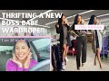 100$ for a NEW BUSINESS WARDROBE! THRIFT WITH ME + Prices &amp; Haul | Boss Babe Entrepreneur Life