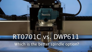Makita RT0701C vs. Dewalt DWP611 as a CNC Spindle