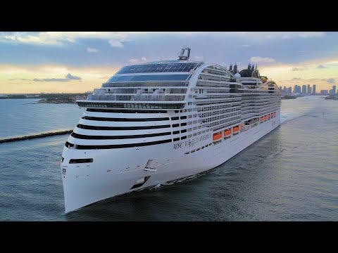 Is This Ship Too Big? 🛳️ MSC World America Miami Sailaway! (Funny Robin Leach Style Cruise Review)