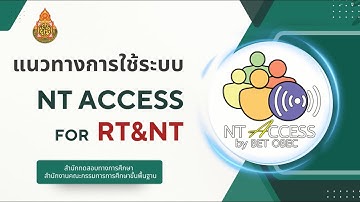 การประชุมศูนย์สอบการใช้งานระบบ NT Access  ผ่าน Zoom