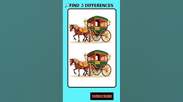 🔎FIND 3 Differences! #shorts #166