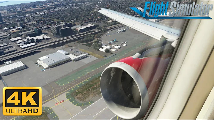 4K | Microsoft Flight Simulator 2020 - ULTRA GRAPHICS - FENIX A320 Takeoff at LOS ANGELES Airport