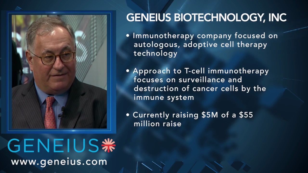 CEO Interview Geneius Biotechnology, Inc. YouTube