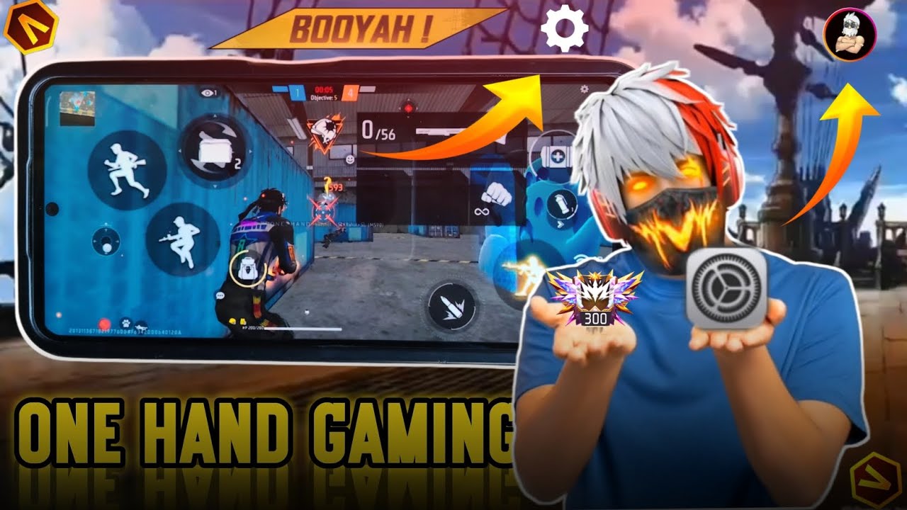 ONE HAND GAMING 💪 HAND GAME PLAY ⏯️ POCO X5 📱🤯 FREE FIRE MAX 💯 BR RANKD ...