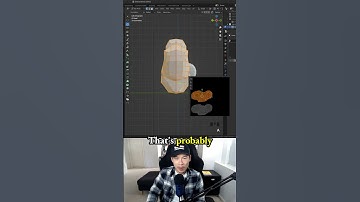 Splitting UVs for Front and Back Textures - making a 3d game character in Blender - 3.2: Mouse Head