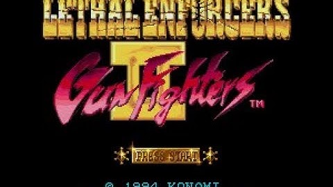 Lethal Enforcers II: Gun Fighters (Sega Genesis) - 1P Super Hard, Justifier on Real Hardware