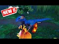 How to Ride &amp; Tame a Raptor in Fortnite Chapter 4 Season 3 (Raptor Gameplay)