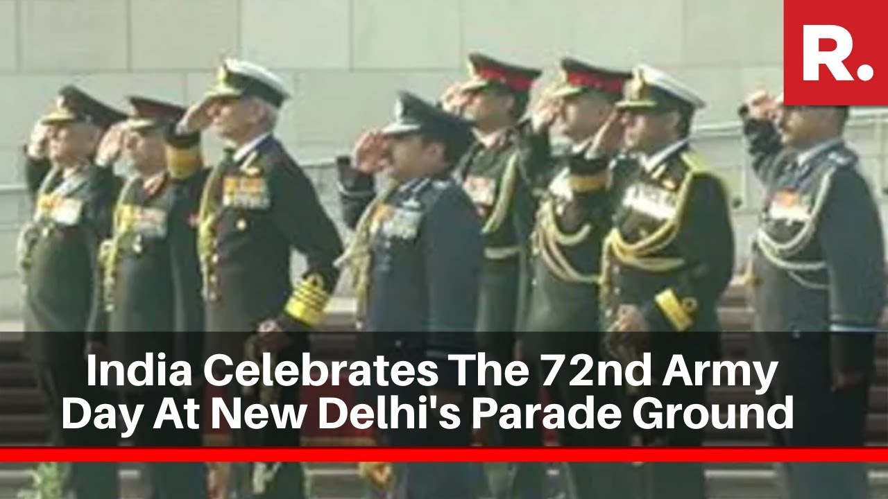 WATCH: A Proud India Celebrates The 72nd Army Day At New Delhi's Parade Ground