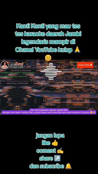 #lagudaerahjambi #karaoke #fypシ゚viral @sorotan