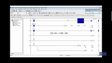 Lệnh so sánh trên PLC Mitsubishi