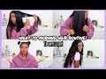 NIGHT TO MORNING HAIR ROUTINE! | HOW TO MAINTAIN STRAIGHT HAIR!