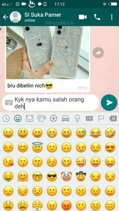 *fake chat whatsmock* pov; si tukang pamer #shorts