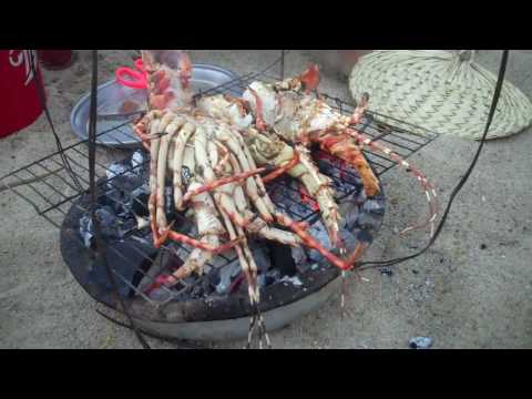 Lobster dinner on Nha Trang beach