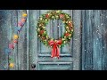 Door with Christmas Wreath Acrylic Painting LIVE Tutorial