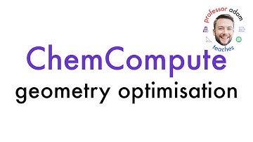 ChemCompute GAMESS Geometry Optimisation of Water with Molecular Orbitals Visualisation