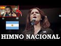 ESPAÑOL SE EMOCIONA con EL HIMNO NACIONAL ARGENTINO (COMPLETO) 😍