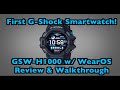 Casio G Shock GSW-H1000 Smartwatch w/ WearOS Full Review