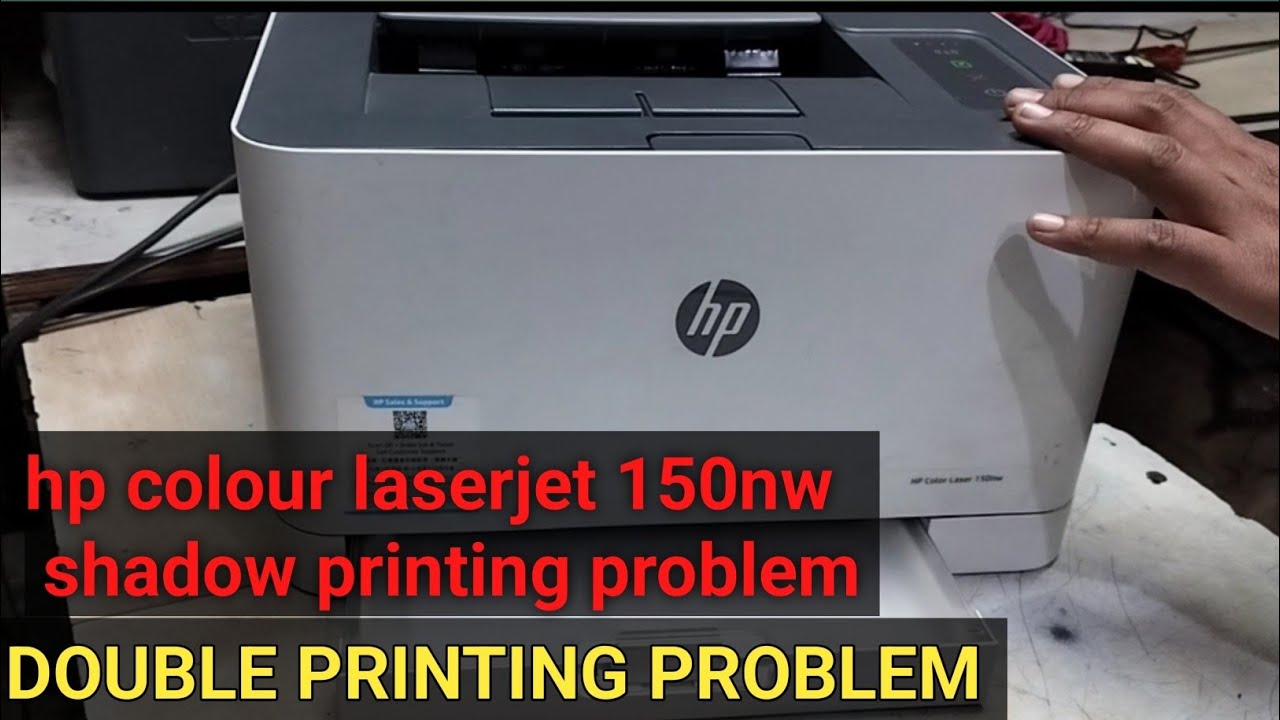 How to Fix Shadow Printing Doubling image and fade shadow | Hp colour laserjet 150nw troubleshooting