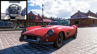 Career Overview Ferrari 250 California - Forza Horizon 5 | Logitech g923 gameplay