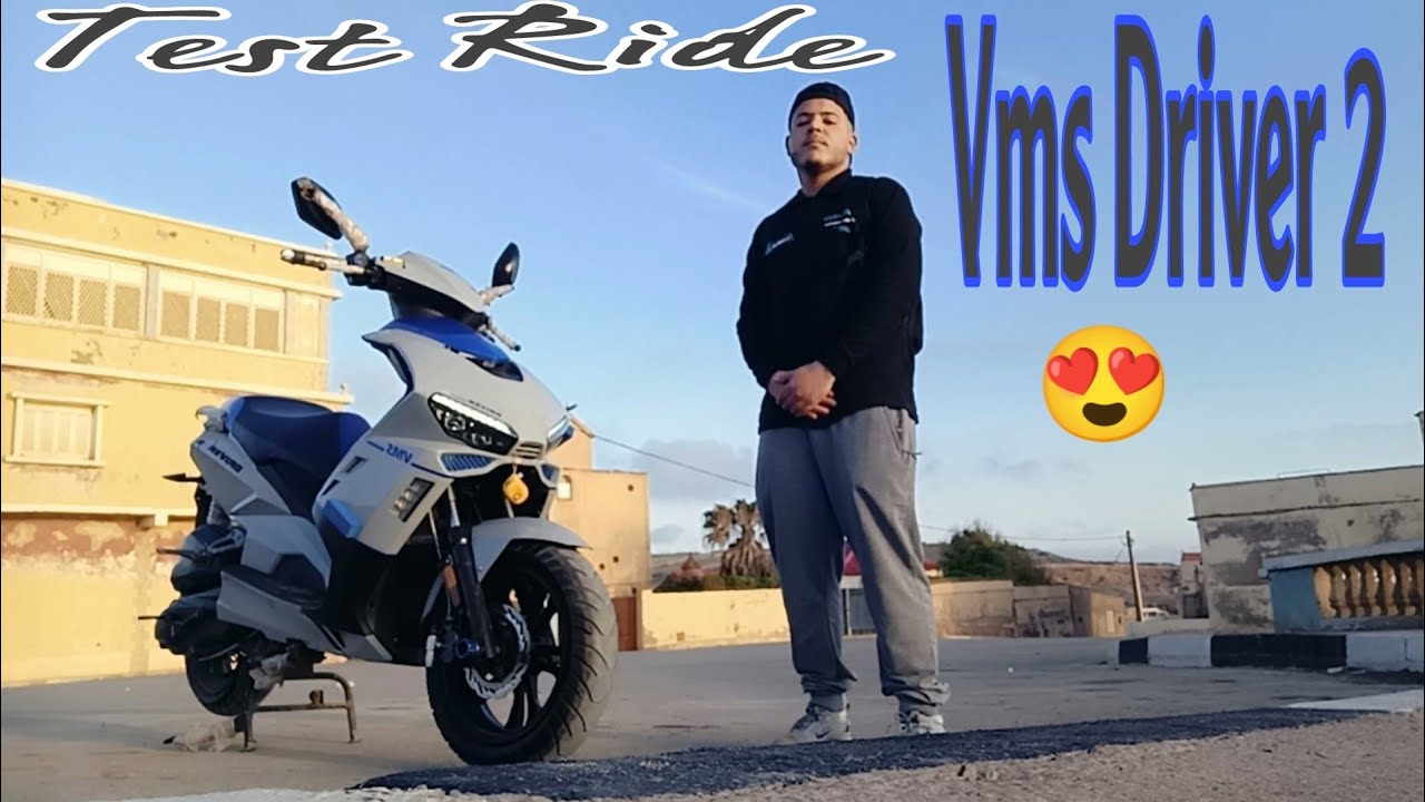 Vms Driver 2 تجربة قيادة أفضل السكوتر حاليا في الجزائر Vms Driver 2 - YouTube