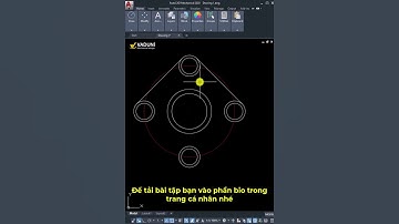 AutoCAD exercises for beginners | Drawing 3