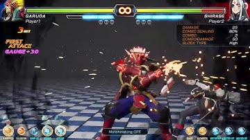 FIGHTING EX LAYER BETA (DEMO) Garuda Combo 2