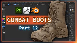Combat Boots in ZBrush and Blender: Part 12 Retopology