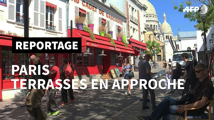 Déconfinement: à Paris, les restaurateurs préparent leurs terrasses | AFP
