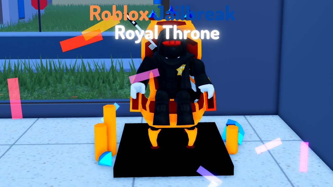 Roblox Jailbreak Season 10 Level 6 Royal Throne Chair YouTube
