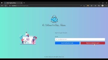 Design the admin signing page using HTML, CSS JavaScript and Bootstrap | web task 39