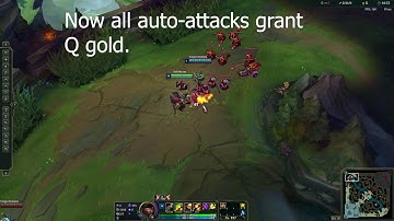 Gangplank Q money on auto attack bug