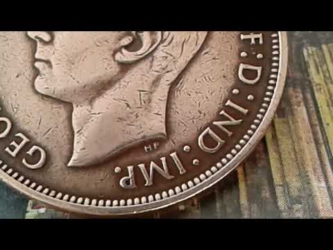 Penny Sold £ 220.000,00 King Edward VI, Rare Old Medal Coin Great Britain Georgivs Vi D G Br Omn Rex