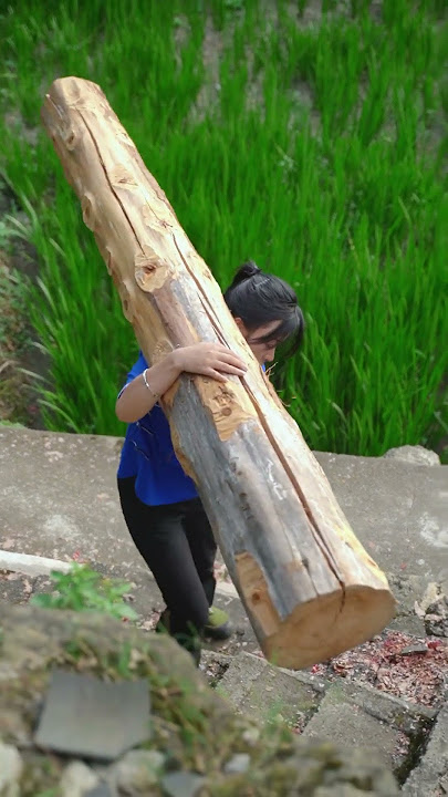 vlog | Rural girls do physical work every day. I wonder if this is the case in other areas?