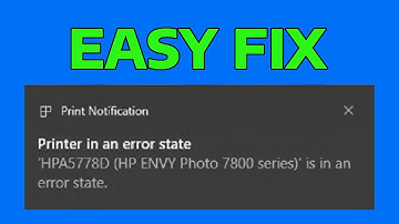 How To Fix Printer in Error State in Windows 11