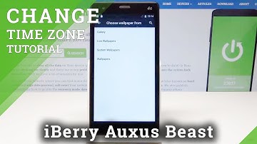 How to Choose Screen Wallpapers on iBerry Auxus Beast