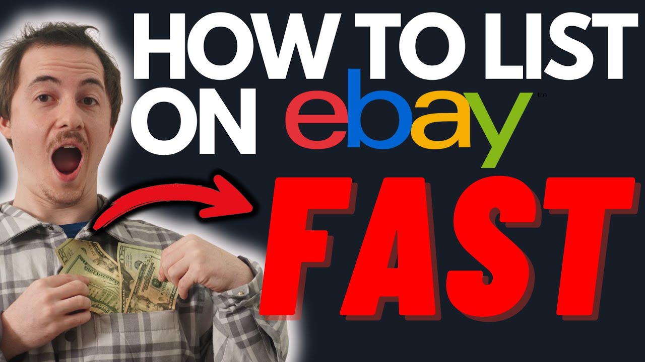 How To List Items On Ebay Fast! - YouTube