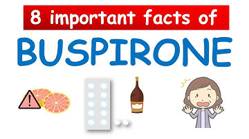 8 Important facts of Buspirone HCl (BuSpar) 5 mg and 10 mg