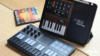 How to midi map Moog Model D iOS app, scenes KORG Nanokey Studio! #ios #ipadpro #moog #celebratebob screenshot 2