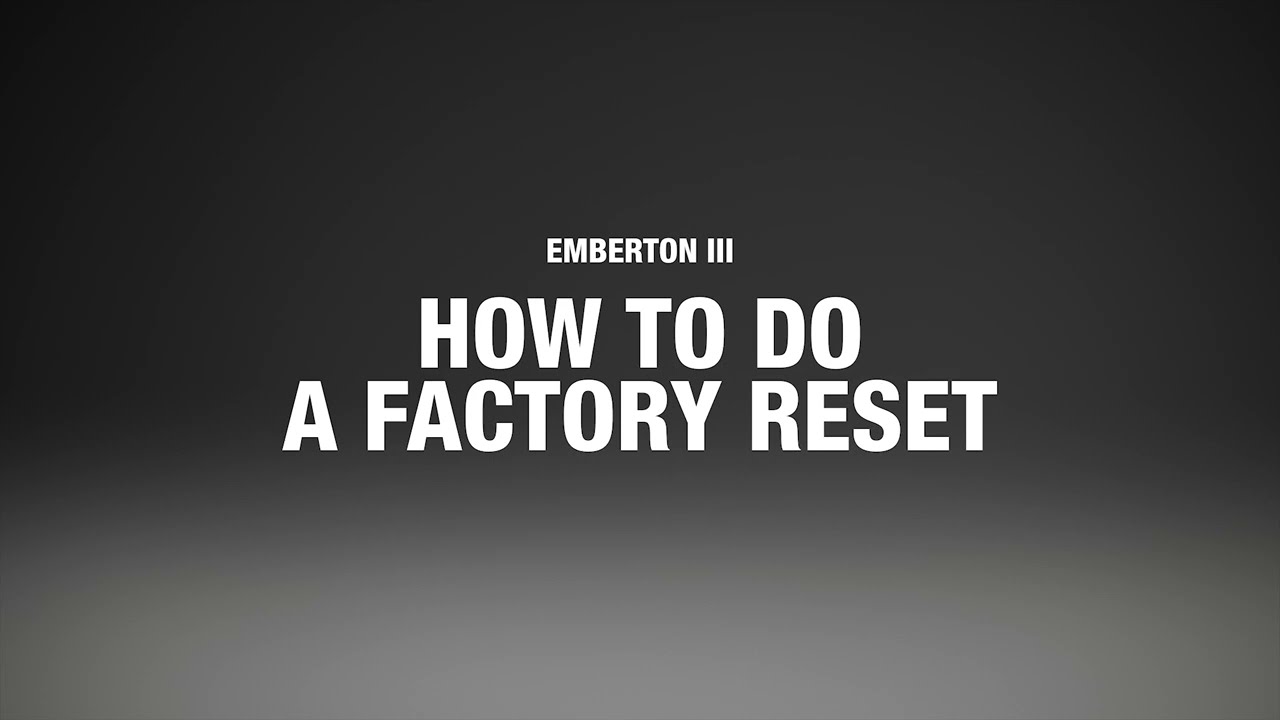 Support for Emberton III - User manuals | Marshall.com